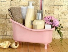 Mini Bathtub Organizer Box For Soap Shampoo, 5.7 X 9.4 X 4.2 Inches