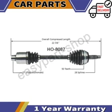 For 1997-2001 Honda Prelude 1998 1999 2000 Front Left Driver Side CV Axle Shaft_