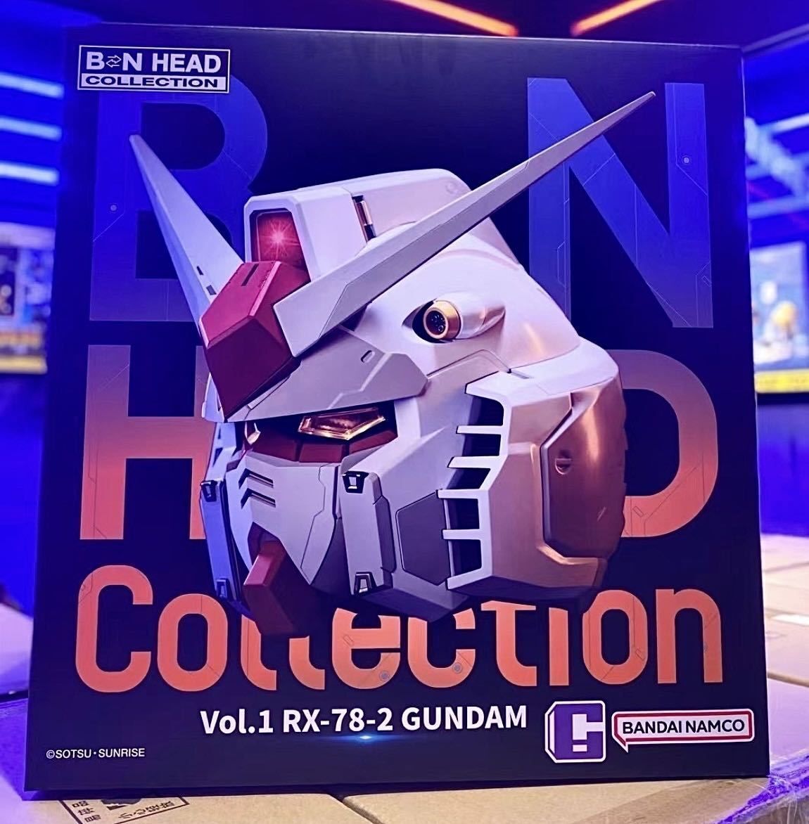 Bandai BN Head Collection Vol.1 RX-78-2 Gundam Normal Ver Bandai BN Head Collection Vol.1 RX-78-2 Gundam Normal Ver