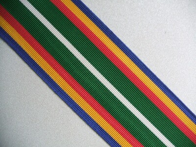 United States Coast Guard Unit Commendation Medal 1963 Ribbon Full Size 17cm
