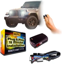 Remote Start Kit Compatible with Jeep Wrangler 2007-2018 || 100% Plug N Play ||