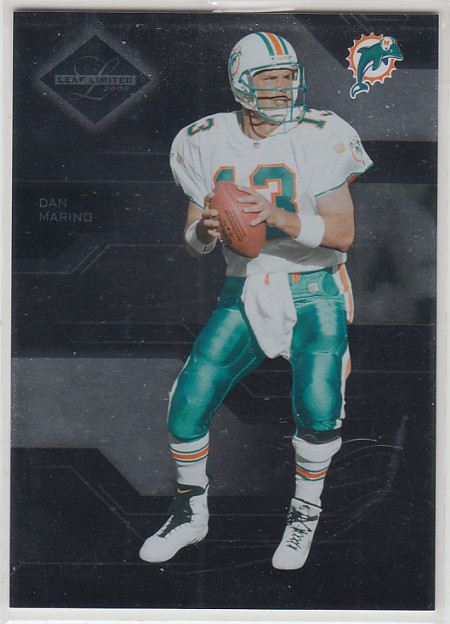 2005 Leaf Limited Dan Marino 2006 Hawaii Trade Conference 1/25 Dolphins Pitt HOF
