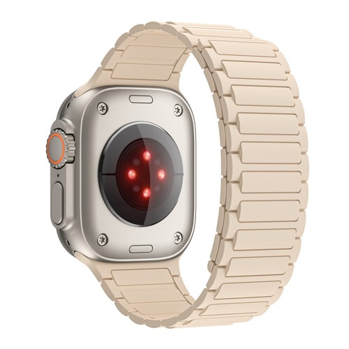 Magnetyczny pasek sportowy do Apple Watch Ultra 2 10 9 8 7 6 5 38-49MM silikonowy pasek - Zdjęcie 17 z 40
