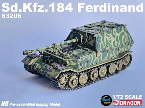 1/72 Sd.kfz.184 German Ferdinand Anti-tank Destroyer Kursk 1943 Tank Model - Picture 5 of 6
