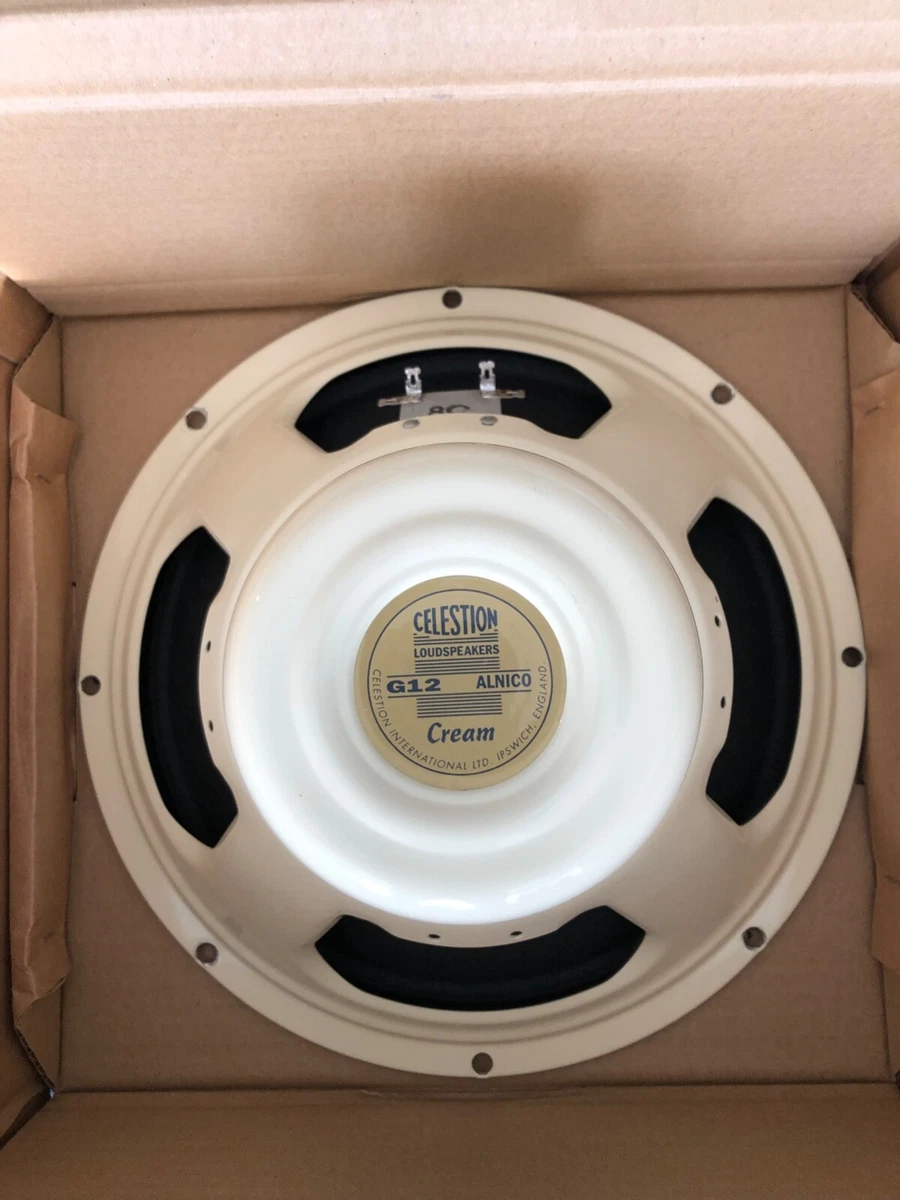 Mint Celestion Cream 12 Inch 90 Watt 8 Ohm Alnico Guitar Speaker Original Box