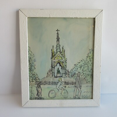 Claire Durani Nack Rensselaer NY New York Artist Original Watercolor London