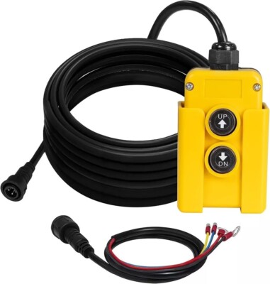 4 Wire Dump Trailer Remote Control Switch 12V DC Fits Hydraulic Pump Power Unit