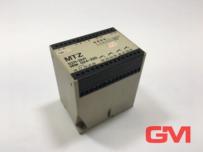 MTZ Sicherheitsrelais SIR-2KR safety relay MAW 024-220 24V DC 220V AC beschädigt