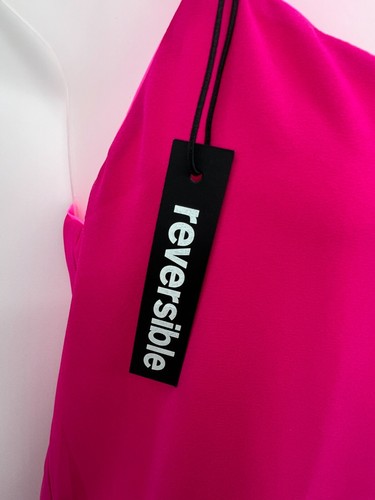 Express Top Womens XS Pink Reversible Racerback Sleeveless Tank Flirty Romantic - Picture 2 of 8