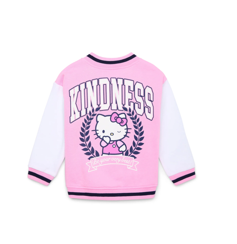 Hello Kitty Toddler Girls Varsity Jacket Kuromi Kindness Melody Pink Cute 5T NWT - Picture 5 of 7