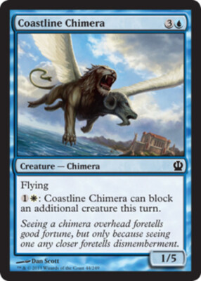 Coastline Chimera Light Play, English Magic the Gathering MTG Theros
