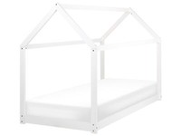 Hausbett FüR Kinder Aus Holz 90 X 200 Cm Weiß Kinderzimmer Kinderbett Tosse