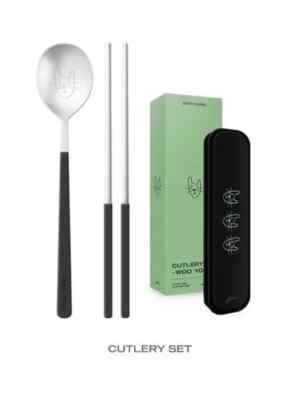 ATEEZ WOOYOUNG BIRTHDAY 2021 Cutlery Set + Photocard Set [B] | eBay