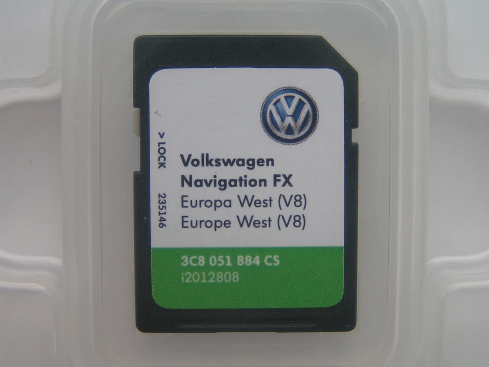 SD CARD NAVIGATION FX EUROPA 2016 V8 VW RNS 310 PASSAT GOLF CADDY EOS SKODA SEAT - Bild 4 von 4