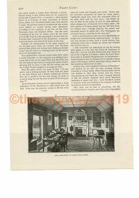 Frant Hofstudie, Salon auf Rückseite, Sussex, Buchillustration, um 1893