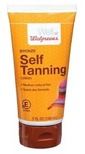 BRAND NEW Well at Walgreens Bronze Self Tanning Lotion 5 fl oz each