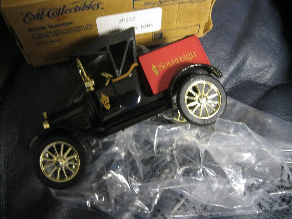ERTL 1918 FORD RUNABOUT Die Cast Metal Vehicle Sovereign Bank Foto 3 de 4