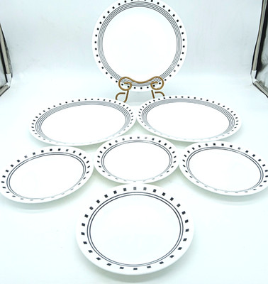 Corelle City Block Set of 3 Dinner Plates and 4 Dessert Plates