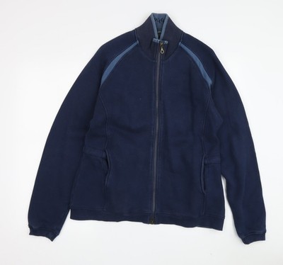 Blaue Baumwolljacke Damen UK Größe 12 Regular Toggi