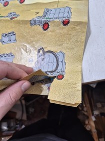 LEGO 483 Instruction Manual Booklet Only Alpha-1 Rocket Base HAS DAMAGE Rare