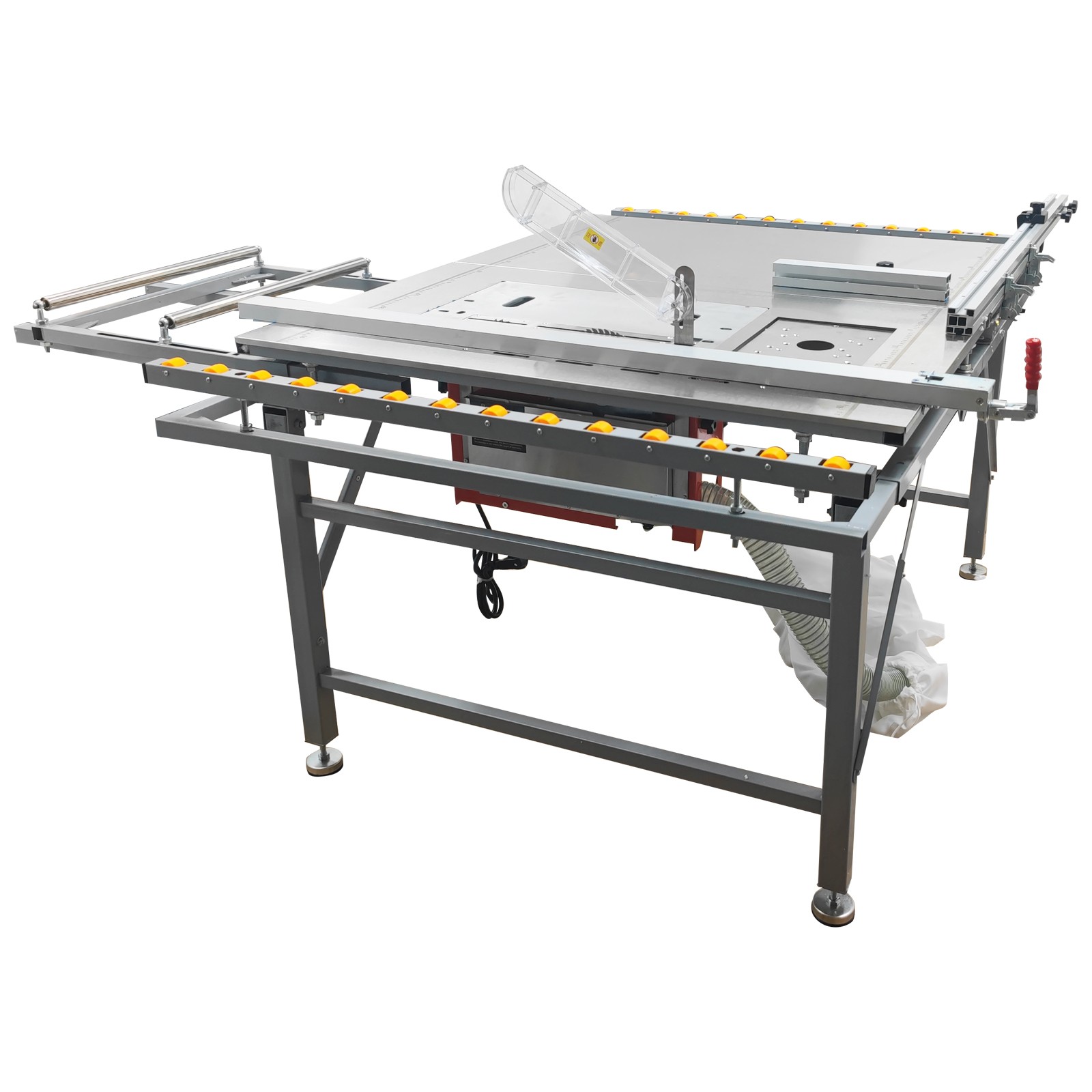 220V Precision Dust-free Woodworking Saw Table Wood Cutting Machine Saw Table