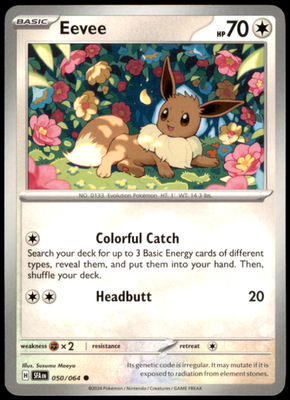 Eevee 050/064 SV: Shrouded Fable NM Pokemon TCG | eBay