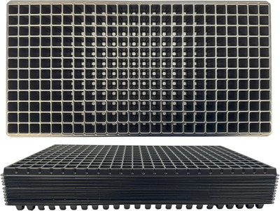 288 Cell Seedling Plastic Nursery Trays, 10 Pack, Thick Durable Germination Plug