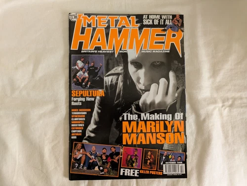 Metal Hammer Marilyn Manson Oct. 1998