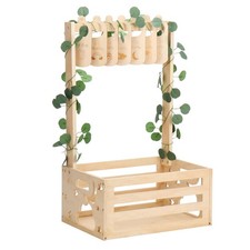 Wooden Baby Shower Crate Closet with Handle, Baby Storage Crate Hamper - Welc...