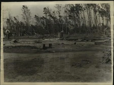 1939 Press Photo Remains of Center Point Church Hit By Tornado Killing 25 People