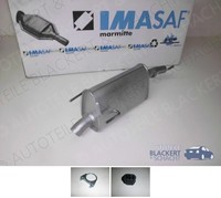 Imasaf ESD Auspuff Endtopf + Anbauteile für Opel Meriva 1.3 Cdti + 1.7 DTI 2003-