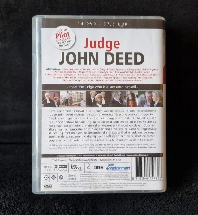 Judge John Deed Complete Collection - Series 1-6 - Region 2 DVD - Dutch release - Image 2 of 4