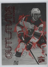 2025-26 Upper Deck Fleer Ultra Outlining Red 63/99 Jack Hughes #OL9of30 1t65