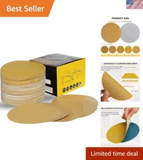 Sandpaper Discs Set 100pcs 6 Inch PSA Sanding Discs for Car Wood Metal DIY