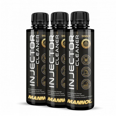 MANNOL 9957 Injector Cleaner Einspritzdüsenreiniger für Benzinmotoren, 3x250 ml