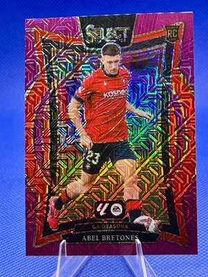 2024-25 Panini Select La Liga Soccer Abel Bretones Purple Terrace Mojo #63 RC