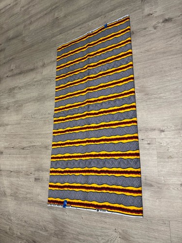 6 Yards African Fabric Ankara Wax Print 100% Cotton sewing Material Chitenge - Picture 9 of 9