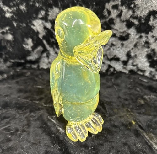 Vintage Murano Hand Blown Glass Duckling 5.5" x 3" x 2"