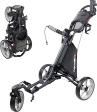 Caddytek CaddyLite One Swivel Version 8 Golf Push Cart 8, Dark Grey