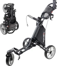 Caddytek CaddyLite One Swivel Version 8 Golf Push Cart 8, Dark Grey 