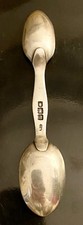 Rare Antique Sterling Silver Double Ended Medicine Spoon London 1896 Comyns