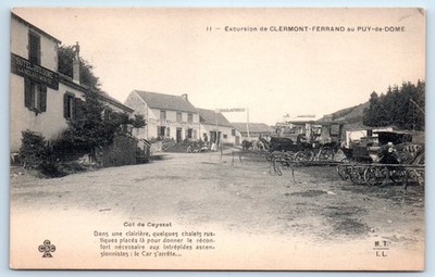 Clermont-Ferrand to the Puy-de-Dôme - Col de Ceyssat FRANCE Postcard