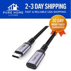 100W Fast Charging & 10Gbps Data USB C Extension Cable 6.6ft for Devices