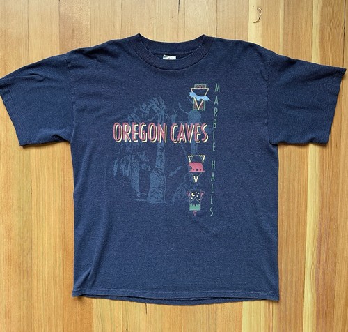Vintage Oregon Caves Marble Halls Shirt Men’s Large 