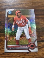 2022 Bowman Chrome Jay Allen Prospect Shimmer Refractor Reds