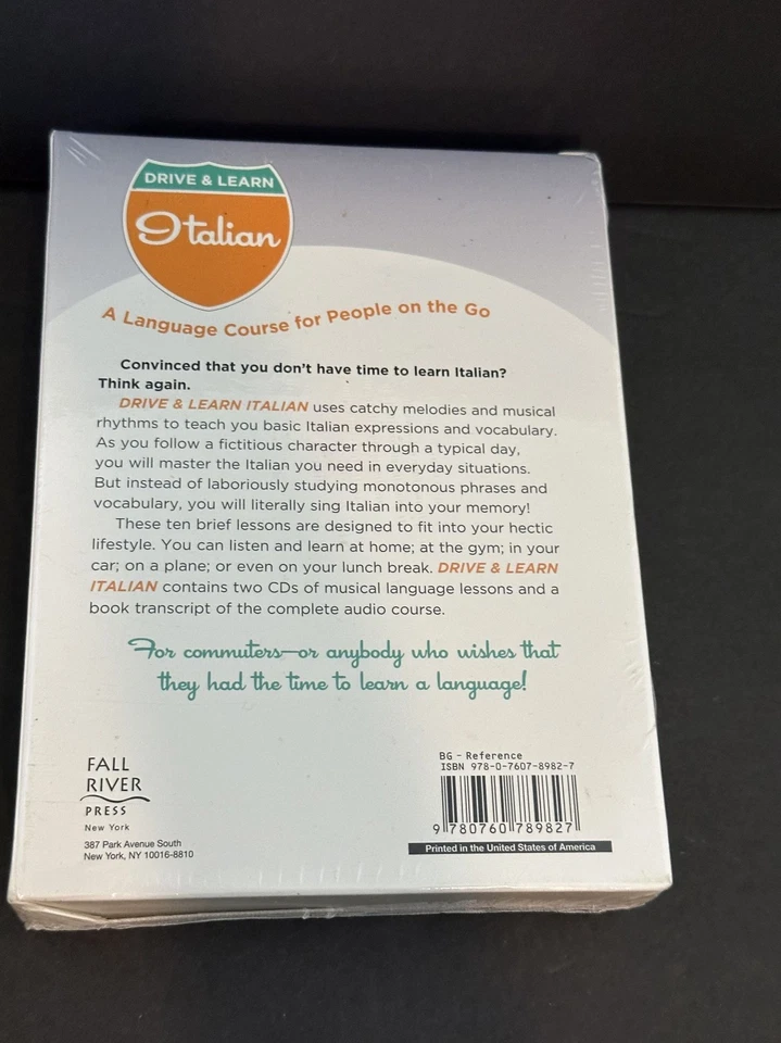 Drive & Learn Italian Language Course 2 CDs & Listeners Guide New Sealed By Howa - Image 4 of 4