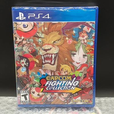 CAPCOM FIGHTING COLLECTION PS4 US Game In EN-FR-ES-DE-IT-KR-PT NEW StreetFighter