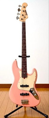 Bacchus Electric Bass Jazz Bass Pink Instrument Body