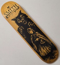 RYAN SMITH MYSTERY SKATEBOARD DECK WOLF SKATE BLACK LITTLE RED RIDING HOOD VTG