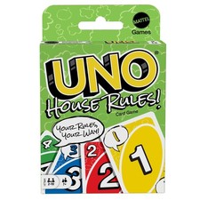 Mattel Games UNO House Rules Card Game Green - Uno